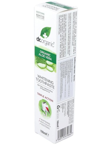 Pasta De Dientes Aloe Vera Organico 100Ml.