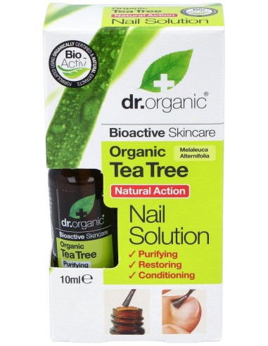 Solucion Para Uñas Arbol Del Te Organico 10Ml.