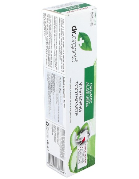 Pasta De Dientes Aloe Vera Organico 100Ml.
