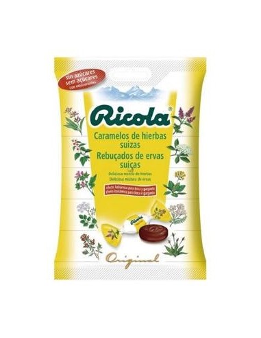 Ricola Caramelos Hierbas Suizas Sin Azúcar, 70 G