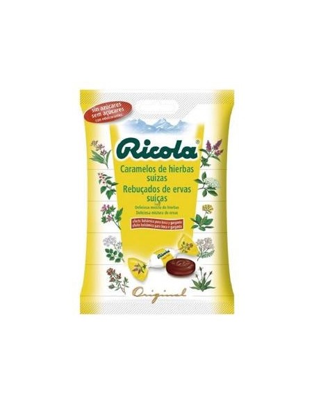 Ricola Caramelos Hierbas Suizas Sin Azúcar, 70 G