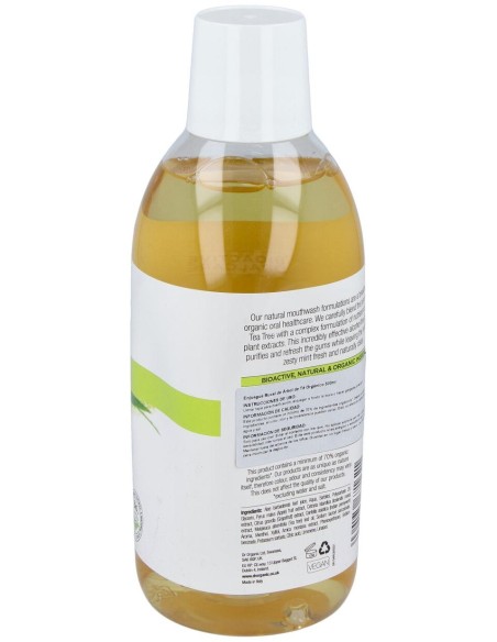 Enjuague Bucal Arbol Del Te Organico 500Ml.