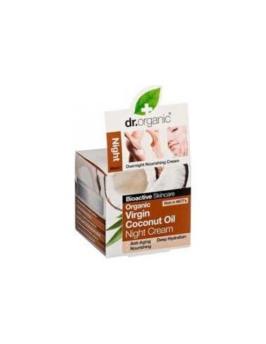 Dr Organic Crema De Noche Aceite De Coco 50Ml
