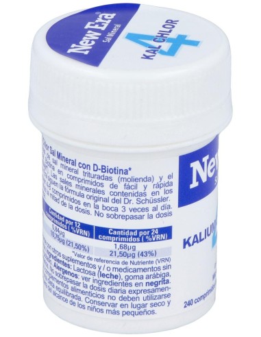 New Era Schüssler Nr.4 Kalium Chloratum 240Comp