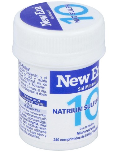 New Era Schüssler Nr.10 Natrium Sulfuricum 240Comp