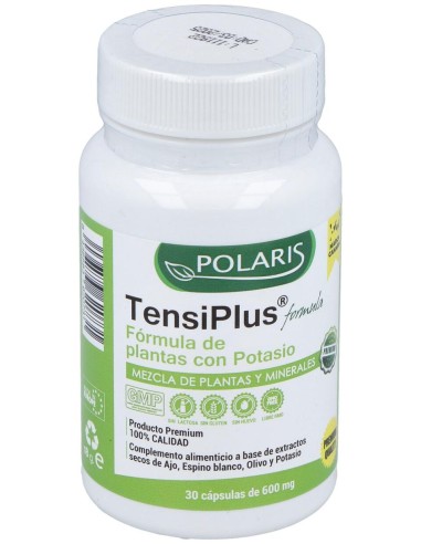 Tensiplus (Ajo+Espino Blanco) 500Mg. 30Cap