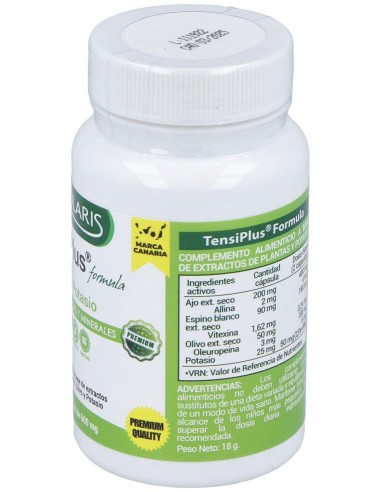 Tensiplus (Ajo+Espino Blanco) 500Mg. 30Cap