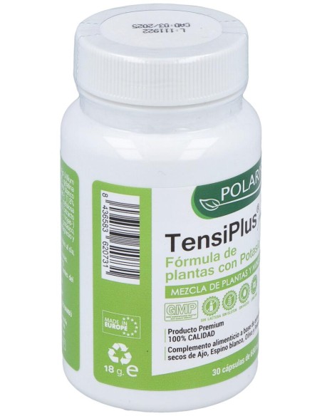 Tensiplus (Ajo+Espino Blanco) 500Mg. 30Cap