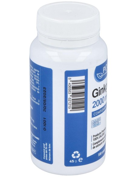 Polaris Ginkgo Biloba 2000Mg 100Comp