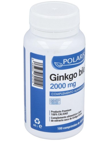 Polaris Ginkgo Biloba 2000Mg 100Comp