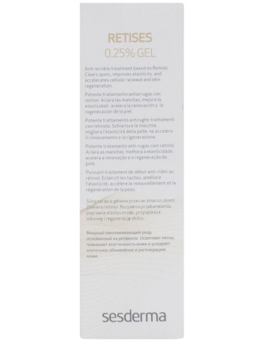 Sesderma Retises 0.25 Gel Antienvejecimiento 30Ml