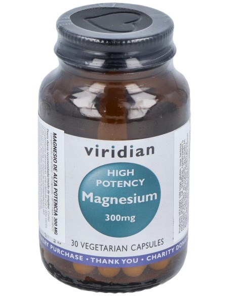 Magnesio Alta Potencia 300Mg. 30Cap.Veg.
