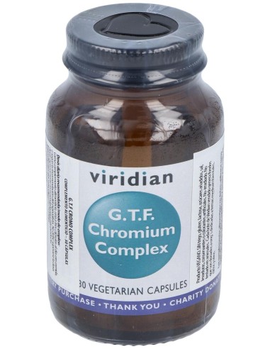 Viridian Complejo De Cromo G.T.F 30Cáps