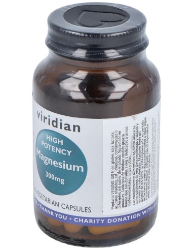 Magnesio Alta Potencia 300Mg. 30Cap.Veg.