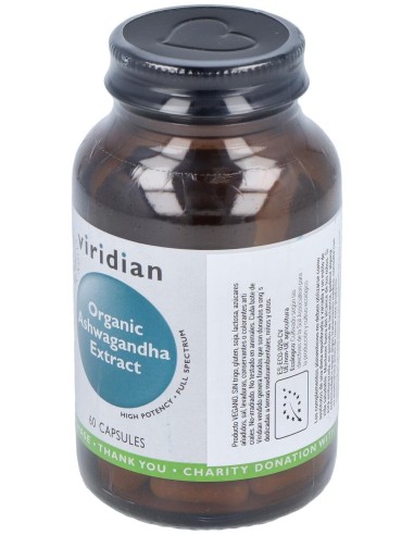 Viridian Extracto De Ashwagandha 60Caps