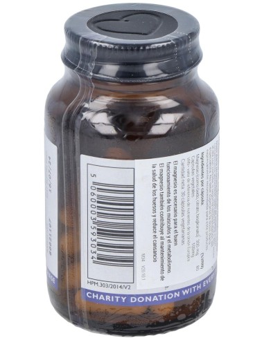 Magnesio Alta Potencia 300Mg. 30Cap.Veg.