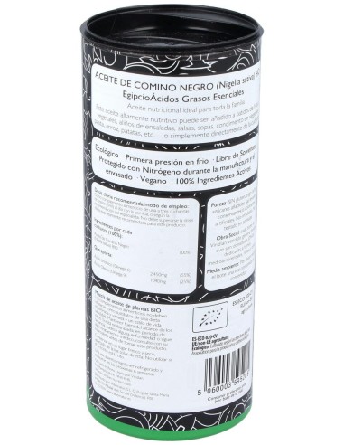 Aceite De Comino Negro 200Ml. Bio