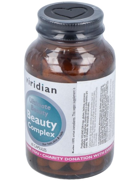 Viridian Beauty Complex Pelo Piel Y Uñas 60Caps