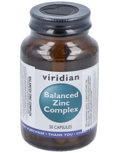 Viridian Complejo De Zinc Equilibrado 30Cáps