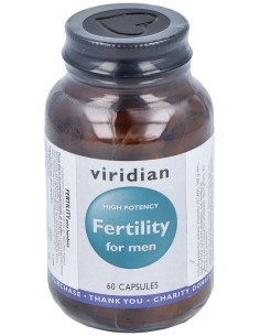 Viridian Alta Potencia Fertilidad Para Hombres 60Cáps