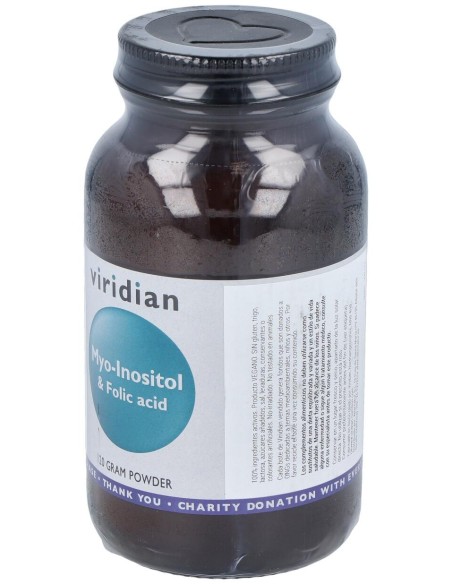 Viridian Myo Inositol Y Ácido Fólico 120G