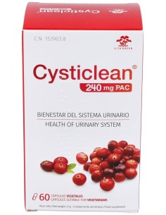 Cysticlean 240 Mg Pac, 60 Cápsulas