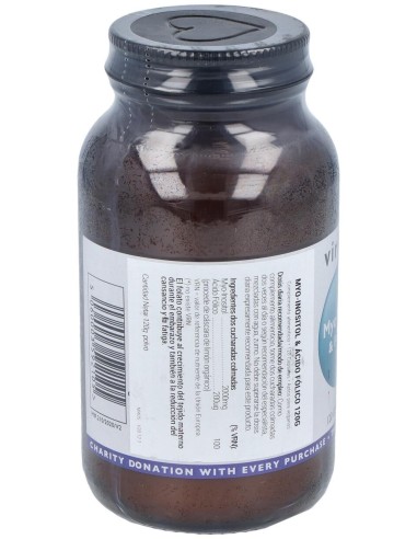 Viridian Myo Inositol Y Ácido Fólico 120G
