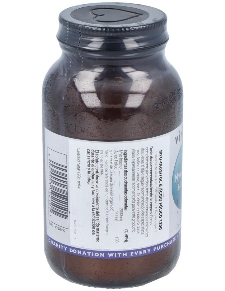 Viridian Myo Inositol Y Ácido Fólico 120G