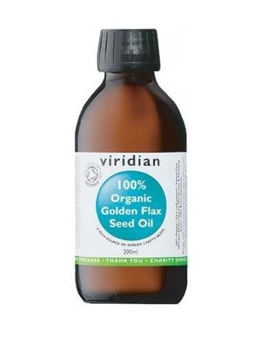 Viridian 100% Aceite De Lino Dorado Bio 200Ml