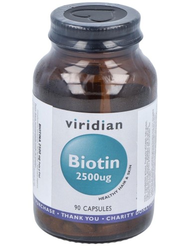 Viridian Biotina 2500 Ug 90Caps