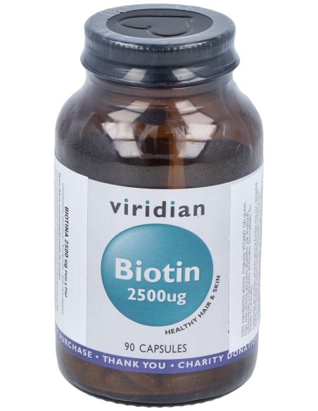 Viridian Biotina 2500 Ug 90Caps