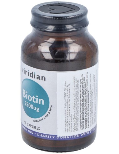Viridian Biotina 2500 Ug 90Caps