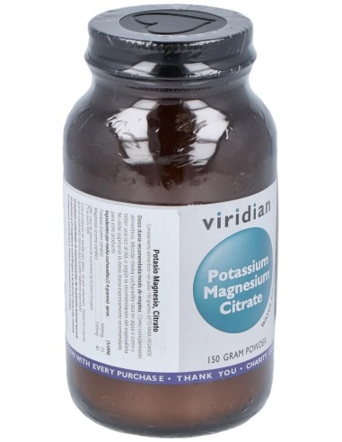 Viridian Potasio Magnesio Citrato Polvo 150G