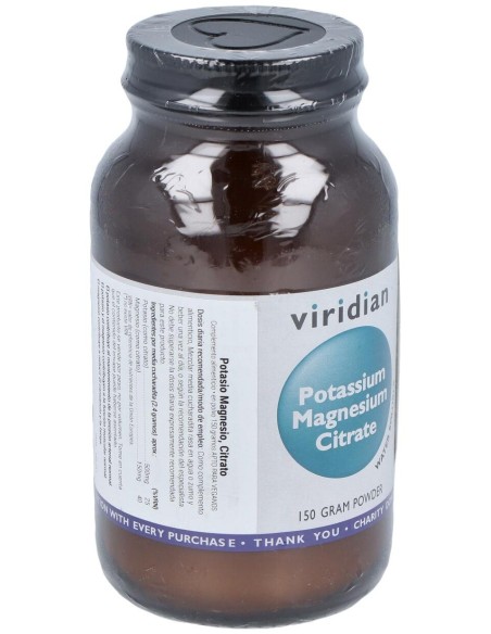Viridian Potasio Magnesio Citrato Polvo 150G