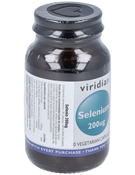 Viridian Selenio 200 Ug 30Cáps