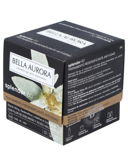 Bella Aurora Splendor 60 Crema Día Anti-Edad Redensificante 50Ml