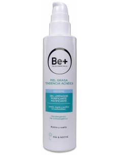 Be+ Gel Limpiador Purificante Matificante Piel Grasa, 200 Ml