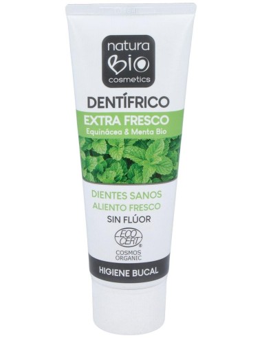 Naturabio Cosmetics Dentifrico Extra Fresco Equinacea Y Menta Bio 75Ml