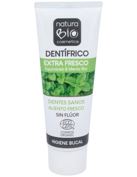 Naturabio Cosmetics Dentifrico Extra Fresco Equinacea Y Menta Bio 75Ml