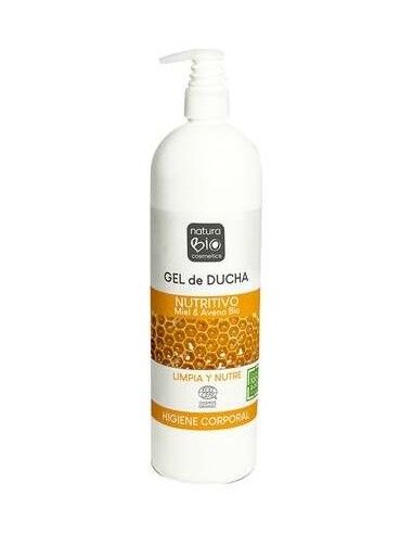 Naturabio Cosmetics Gel Ducha Nutritivo Miel Y Avena Bio 740Ml