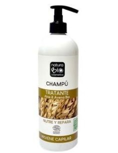 Naturabio Cosmetics Champú Tratante Aloe Avena Bio 740Ml