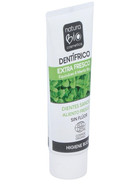 Naturabio Cosmetics Dentifrico Extra Fresco Equinacea Y Menta Bio 75Ml