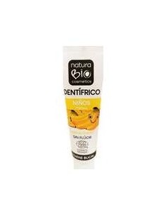 Naturabio Cosmetics Dentífrico Niños Plátano Sin Fluor 50Ml