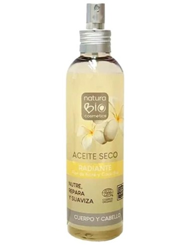 Naturabio Cosmetics Aceite Seco Radiante Cuerpo Y Cabello 200Ml