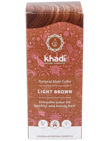 Khadi Tinte Castaño Claro 100% Veget 100G
