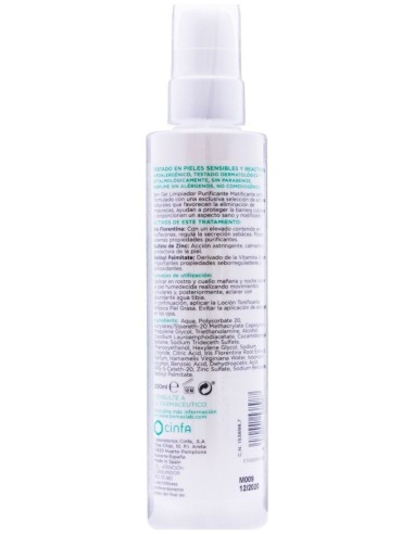 Be+ Gel Limpiador Purificante Matificante Piel Grasa, 200 Ml