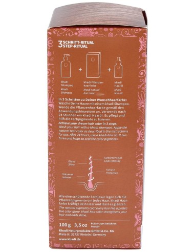 Khadi Tinte Castaño Claro 100% Veget 100G