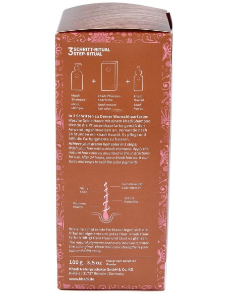 Khadi Tinte Castaño Claro 100% Veget 100G
