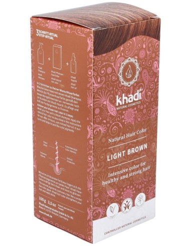 Khadi Tinte Castaño Claro 100% Veget 100G