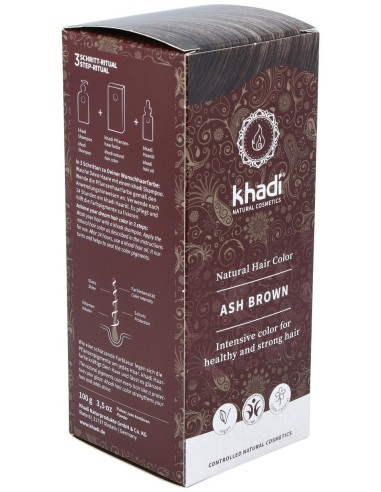 Khadi Tinte Castaño Ceniza 100% Vege 100G